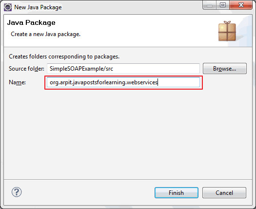 Create new Package